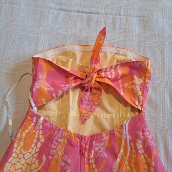 Lilly Pulitzer women's White Label size 0 Giraffe print dress - Picture 4 of 6